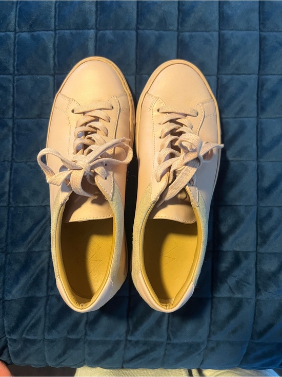 KOIO Shoes - KOIO Pale Pink Leather Sneakers